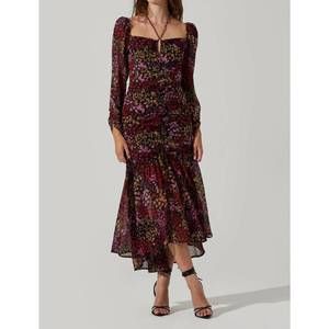 knee length dresses for ladies Revery Floral Long Sleeve Maxi Dress main image 0